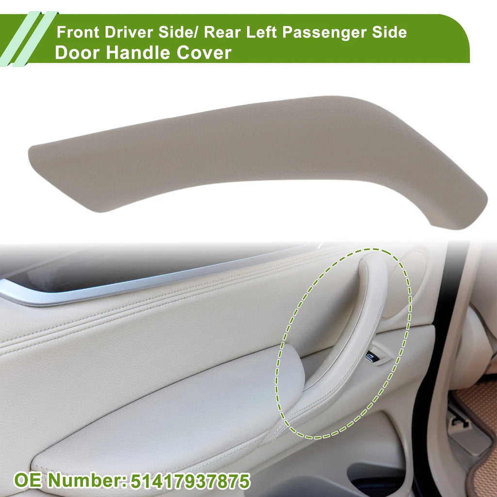 Door Panel Handle Pull Trim Cover Replacement for BMW X1 F48 F49 (2015–2020)