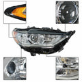 Halogen Headlight Projector for Ford Fusion (2017–2019) Passenger Side Chrome