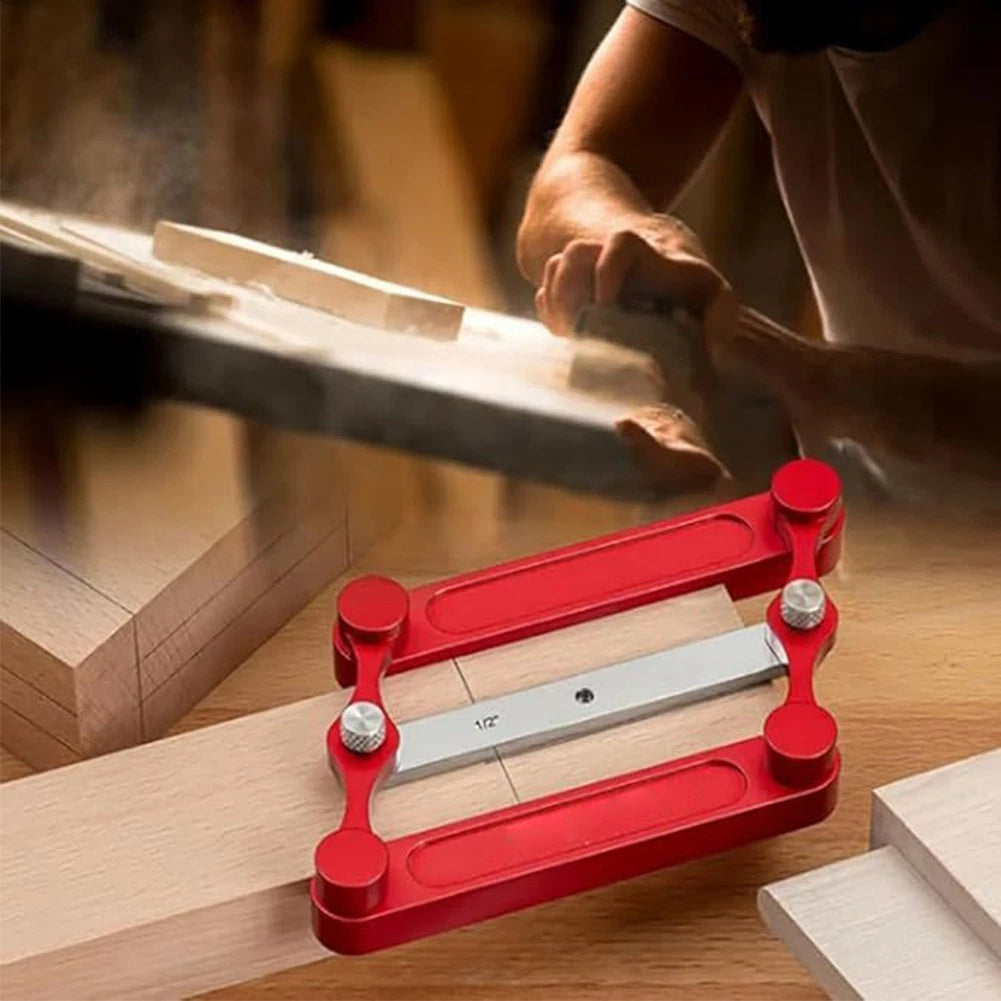 Precision Marking Tool for Woodworking - Stainless Steel Design