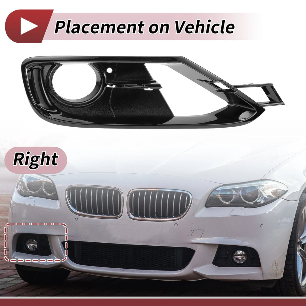 Front Right Fog Light Grill Replacement for BMW 3 Series (2012–2017)