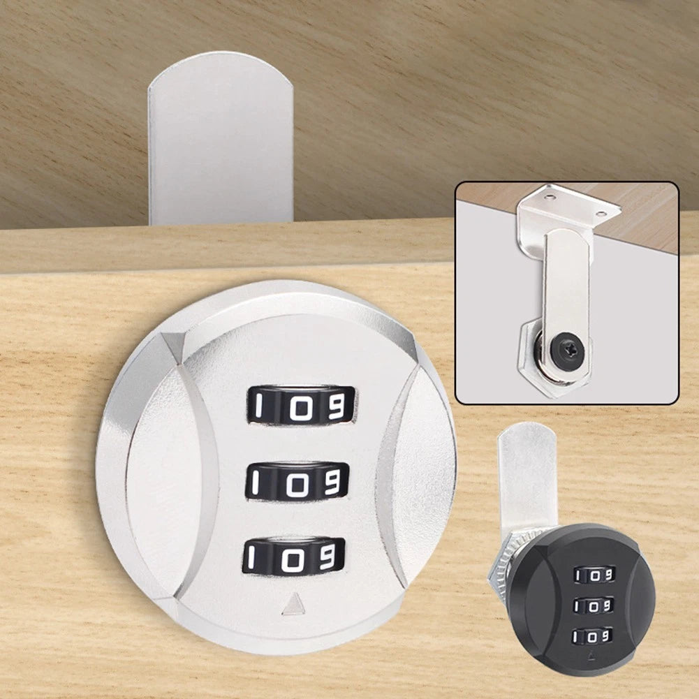 Three-Digit Mechanical Mailbox Lock for Cabinets (Deformation Resistant)