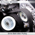 Drive Belt Idler Pulley Replacement for Hyundai Sonata (1990–1998)