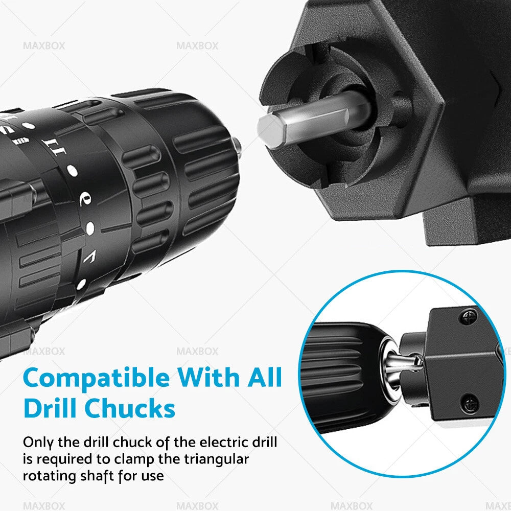 6" Electric Drill Converter to Chain Saw for Three-jaw Collet Drill