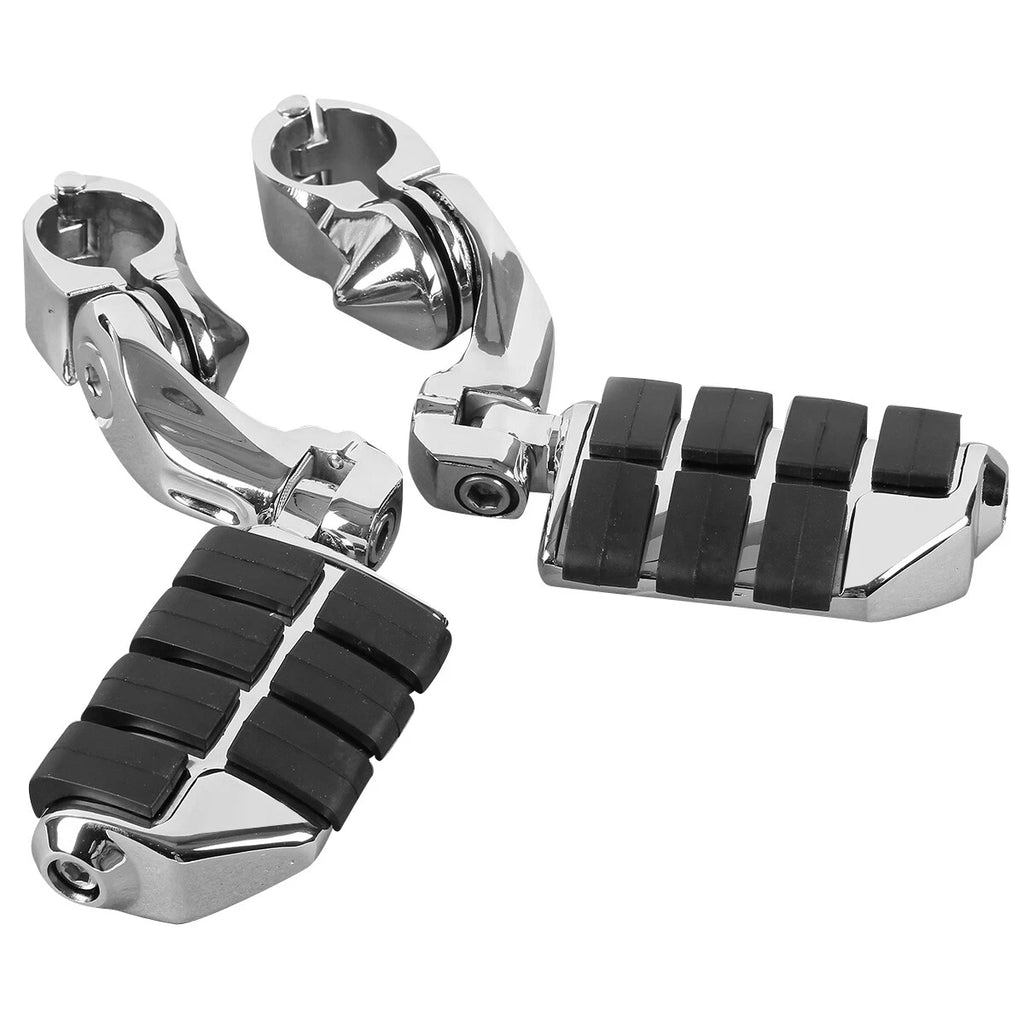 1 1/4" Engine Guard Highway Foot Pegs for Harley