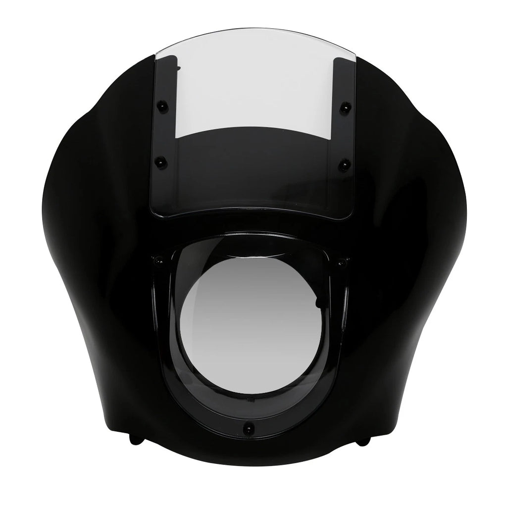 Quarter Front Headlight Fairing Windshield for Harley Dyna (Fit 39mm Fork Clamps)