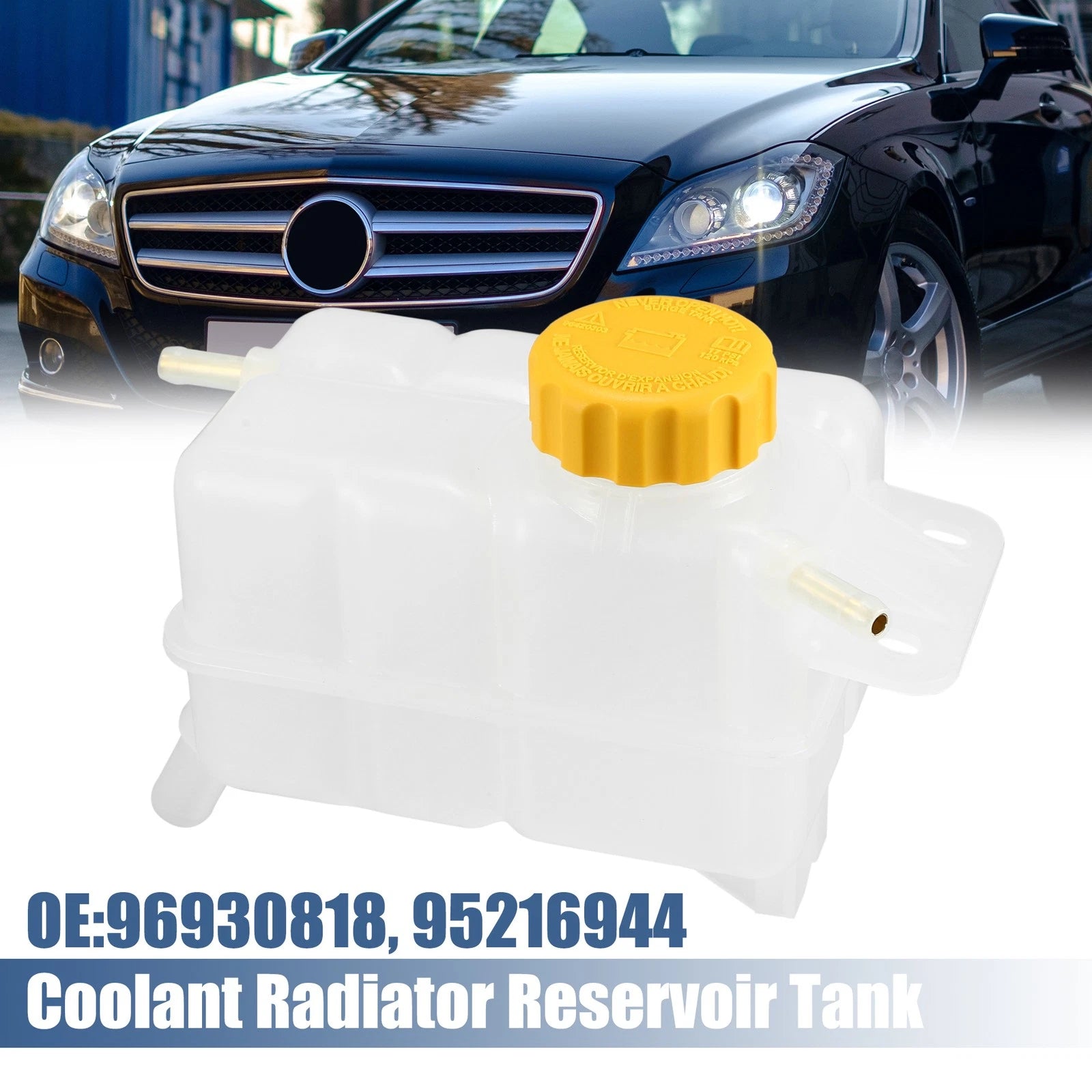 Coolant Reservoir Tank with Cap for Chevrolet (2014–2018)