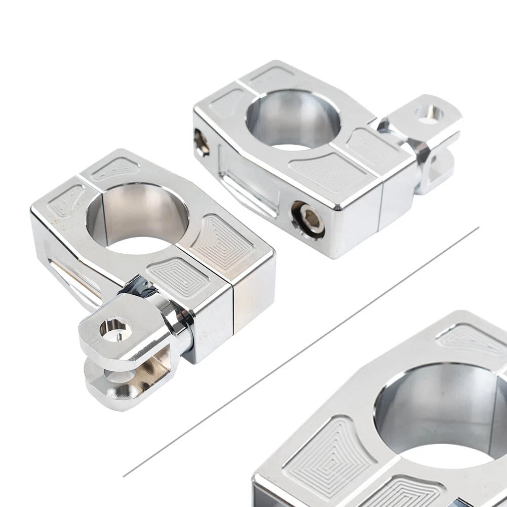 Engine Guard Highway Crash Bar Mount Foot Peg Clamp Bracket for Harley