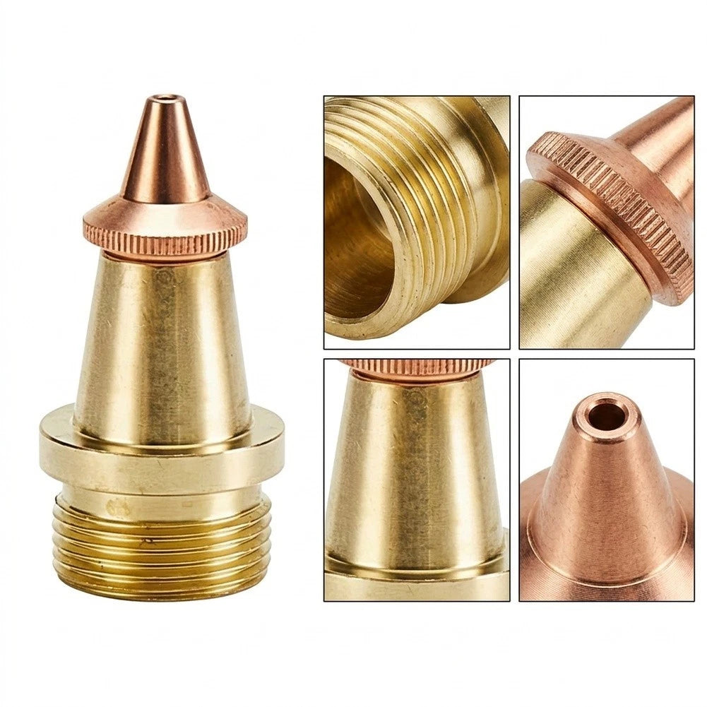 Type H Handheld Brass Nozzle for Welding (1.6 cm, 3.5 cm)