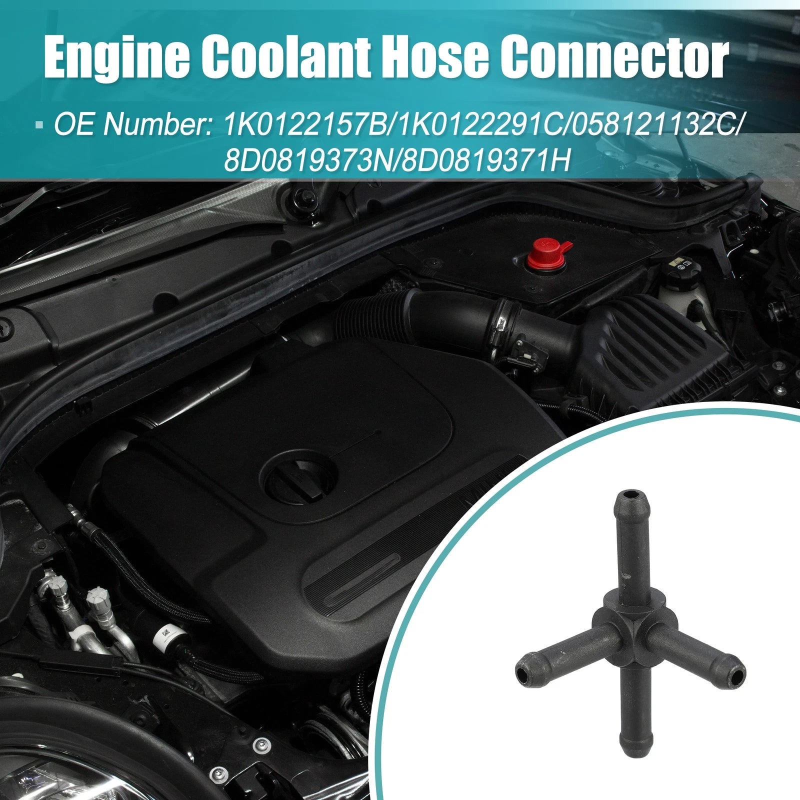 Engine Coolant Hose Connector Replacement for Audi A6 (2021–2022)