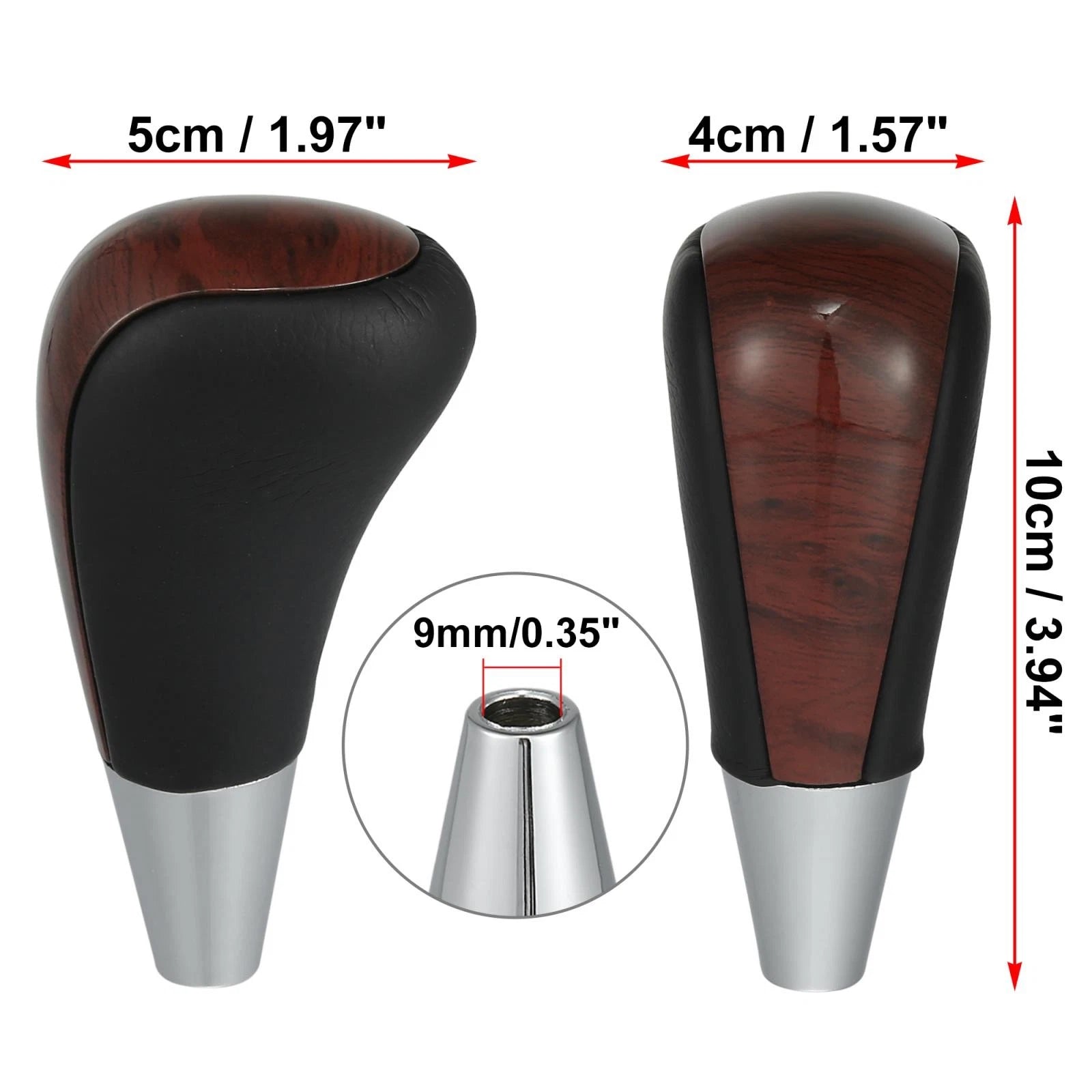 Gear Shift Knob Replacement for Toyota Lexus Brown Wood Pattern (2006–2024)