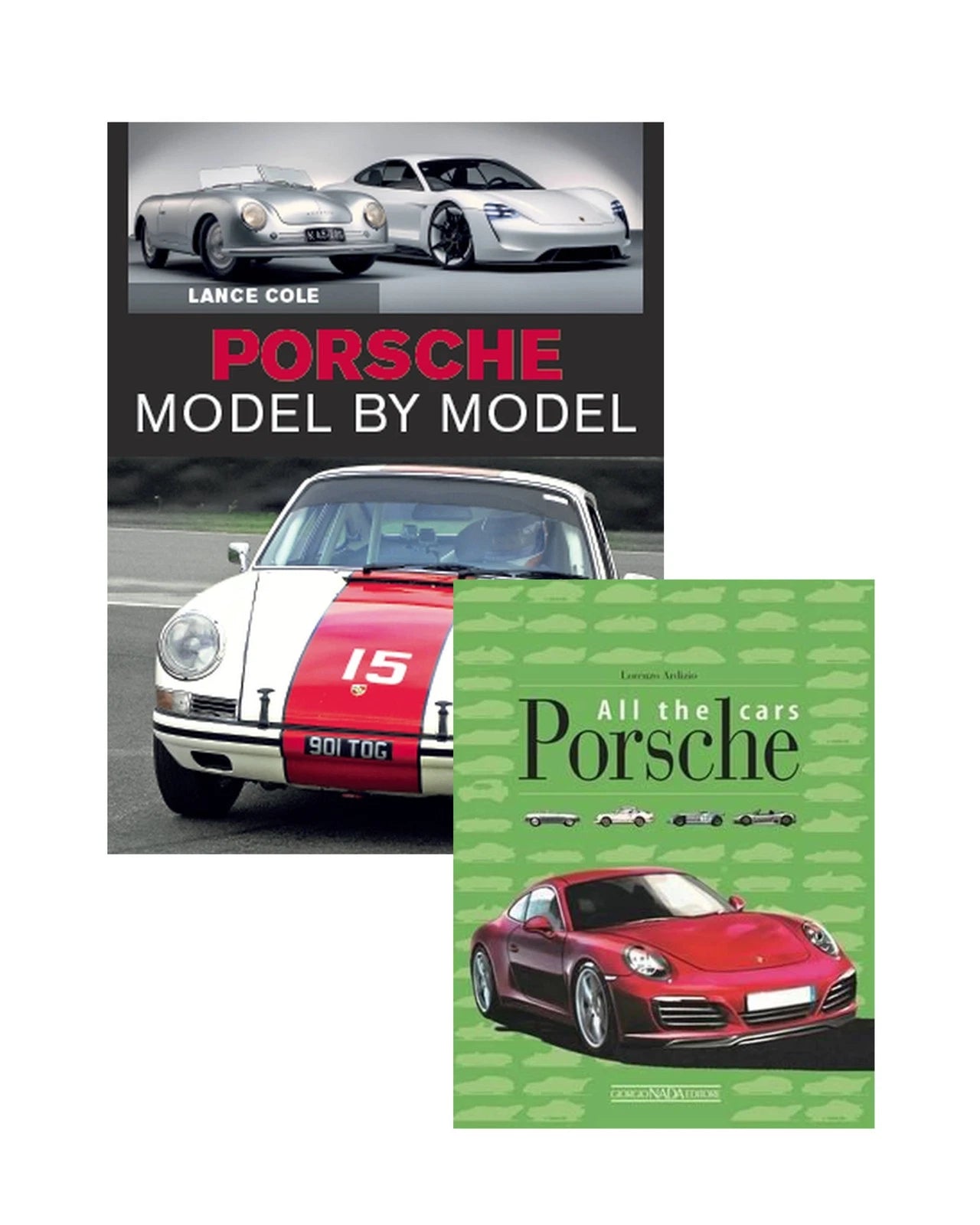 Set of 2 Porsche Model by Model Books