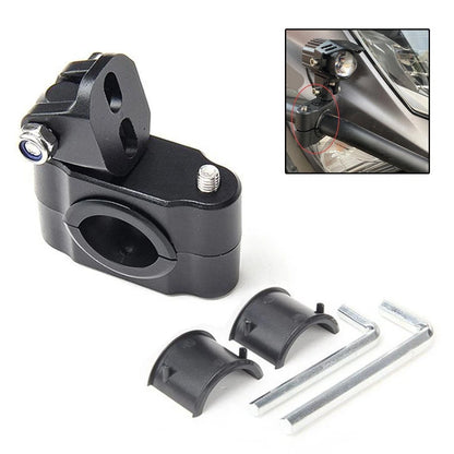 LED Spotlight Bracket Clamp for Motorcycle External Tube Mounts