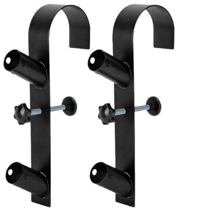 Black Pool Hook with 2 Adjustable Hooks for Leaf Net Accessories