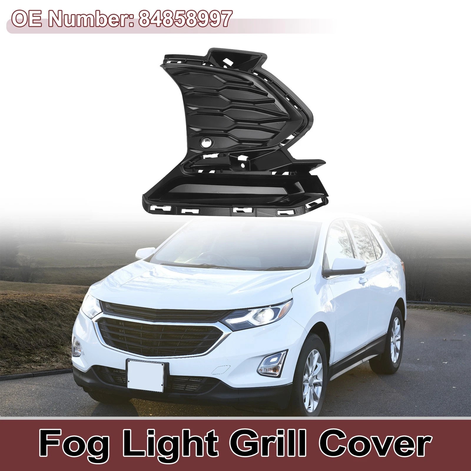 Front Right Fog Light Grill Replacement for Chevy Equinox (2021–2023)