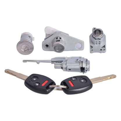 Ignition Switch Door Trunk Lock Cylinder Set with Keys for Honda Civic (2006–2008)