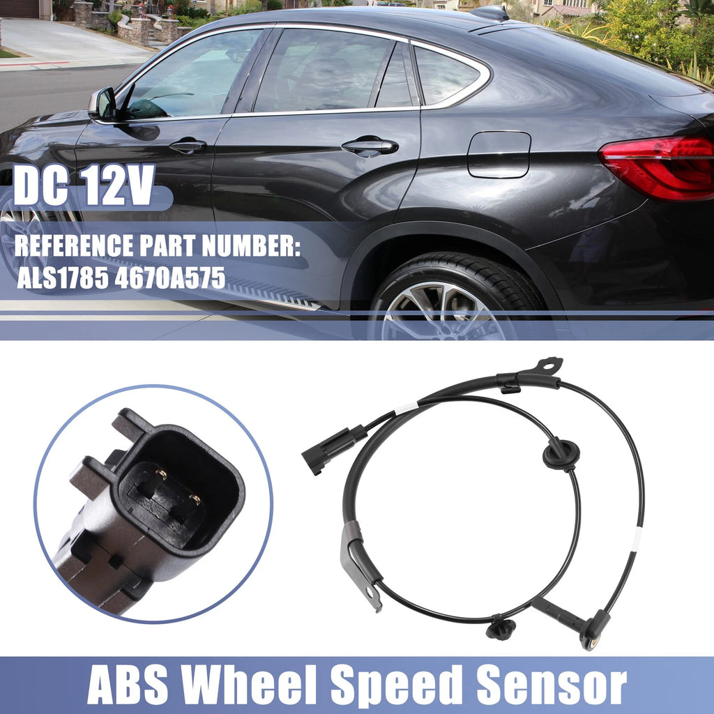 ABS Wheel Speed Sensor Front Left Replacement for Mitsubishi Lancer (2008–2017)
