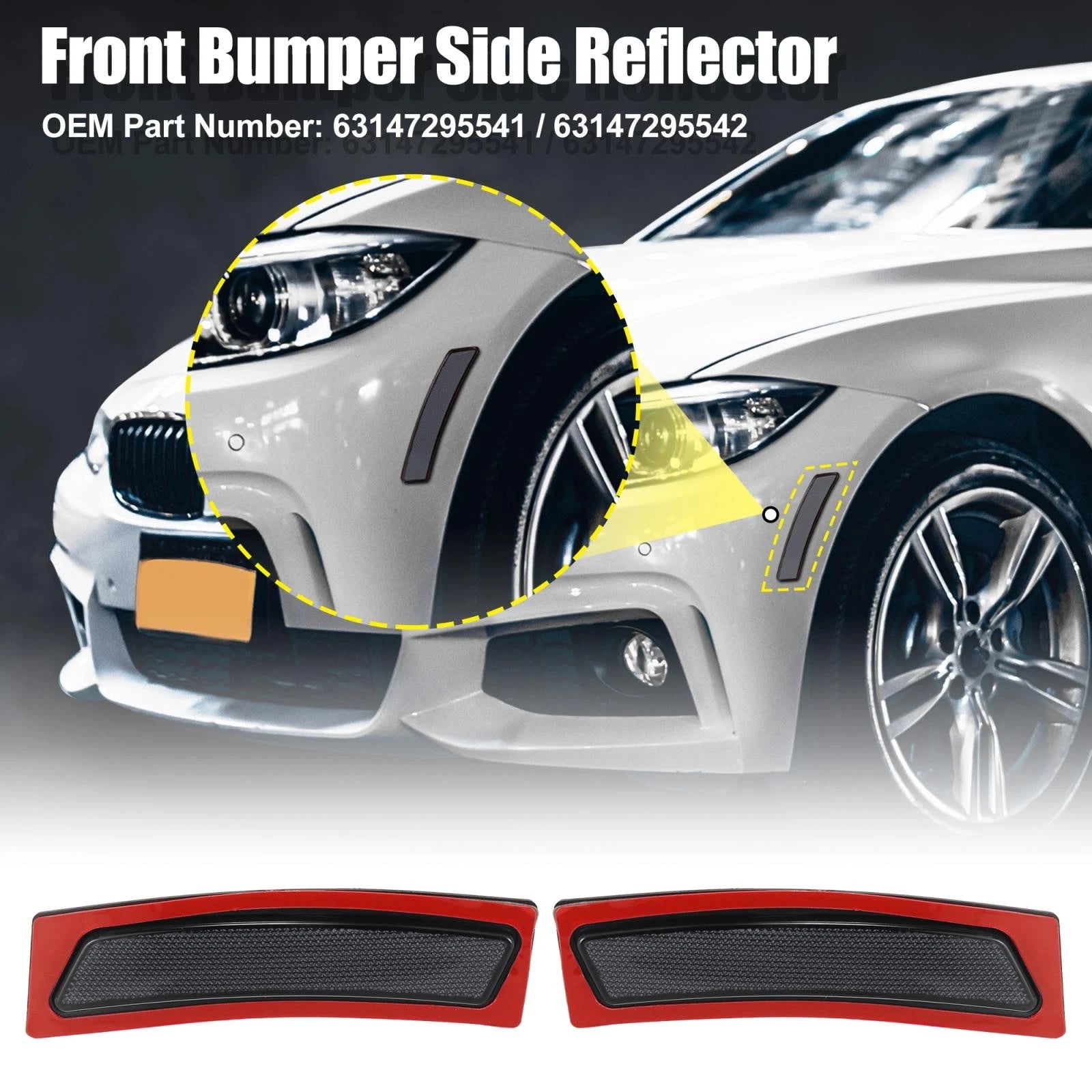 Bumper Reflector Replacement for BMW 3 Series F30 340i (2012–2019)