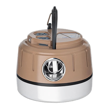 Compact Rechargeable Lantern with 5 Light Colors and Hook Mount