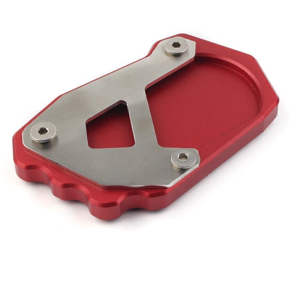 Kickstand Side Stand Foot Extension Pad for BMW R1200GS (2012–2018) Red