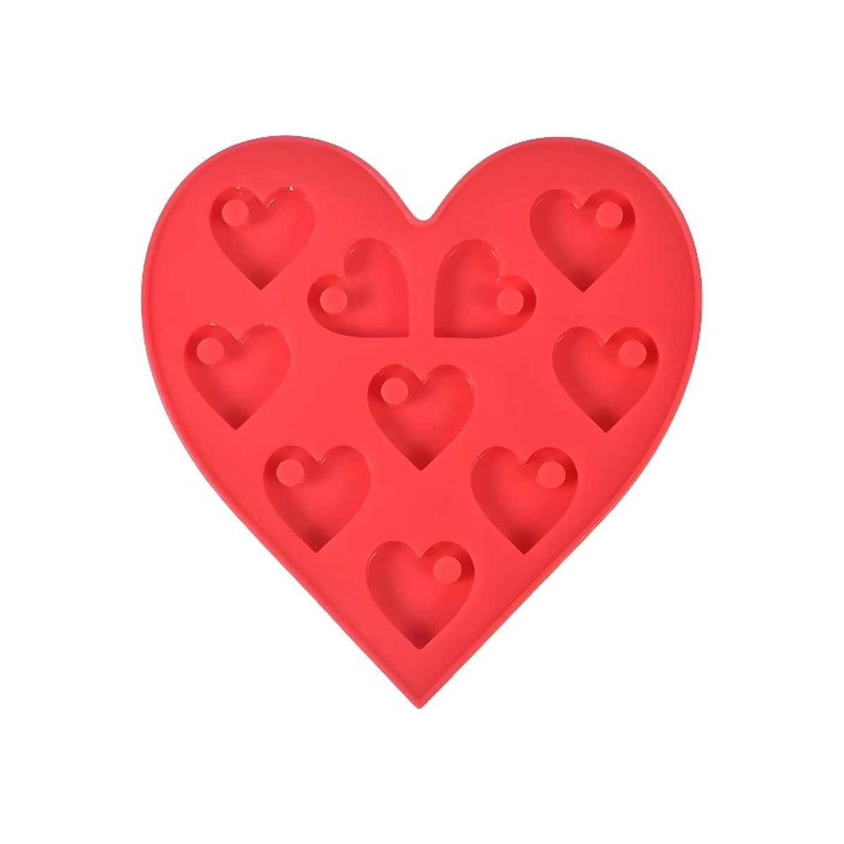 Heart Shaped Silicone Mold for Earrings (Epoxy Resin)