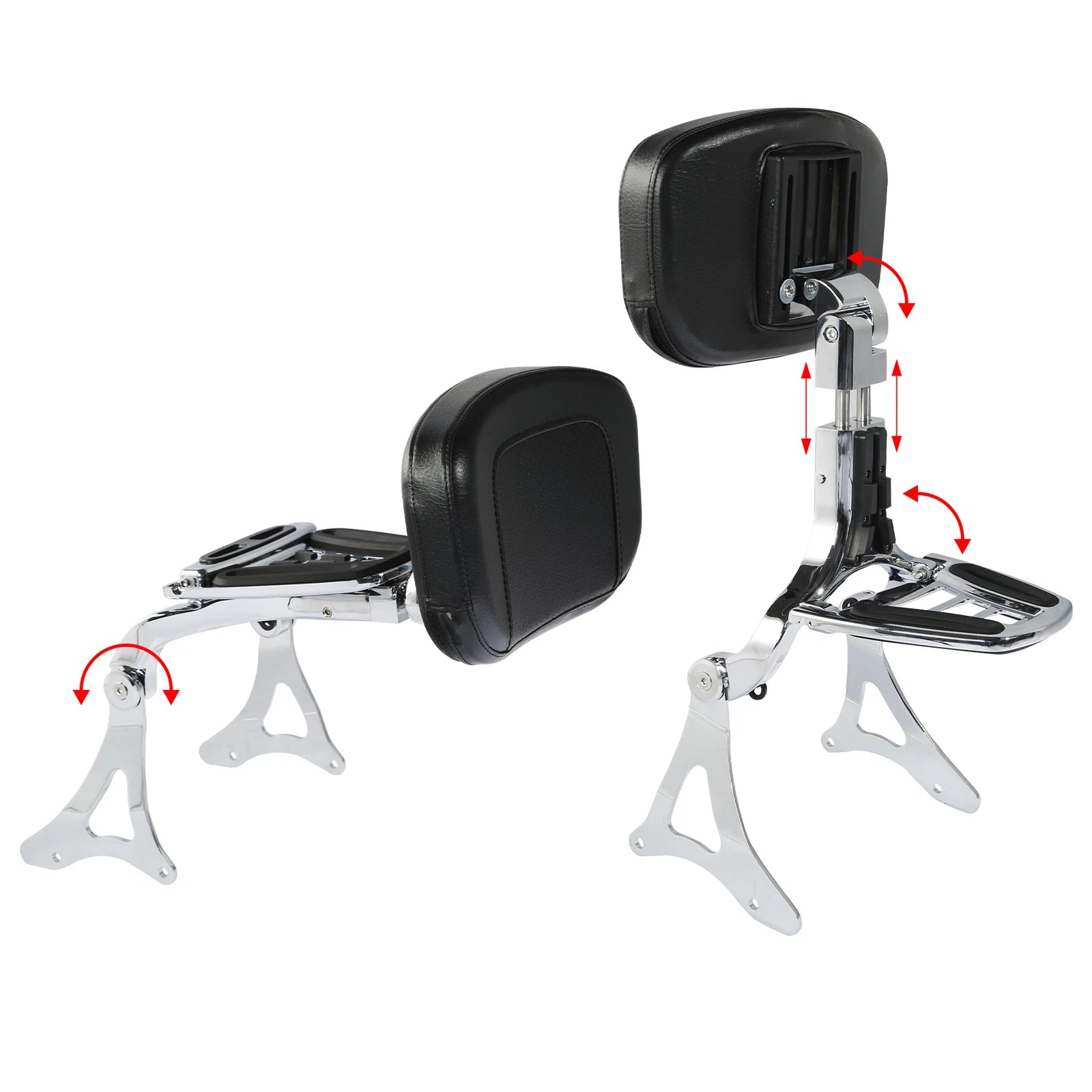 Adjustable Backrest for Harley Electra Glide (2014–2024) Chrome