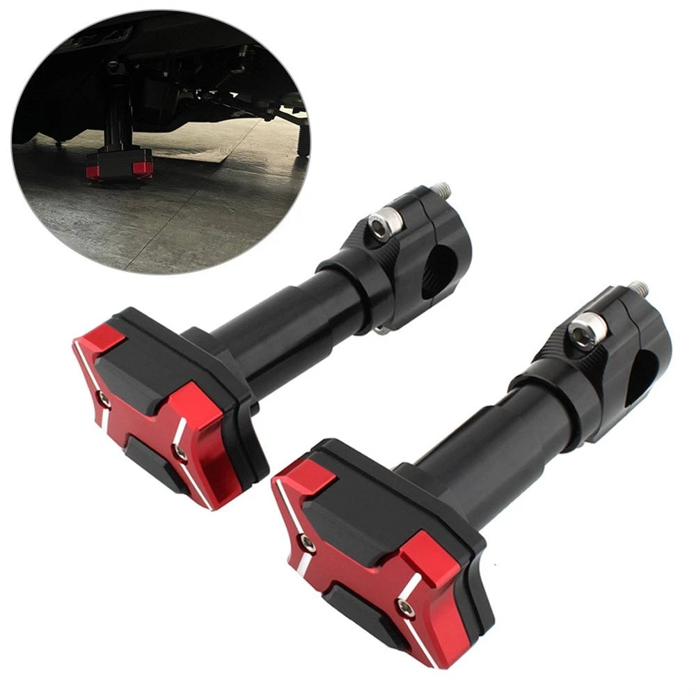 Engine Guard Crash Bar Frame Protector for Universal Motorcycle (22-30mm) Red