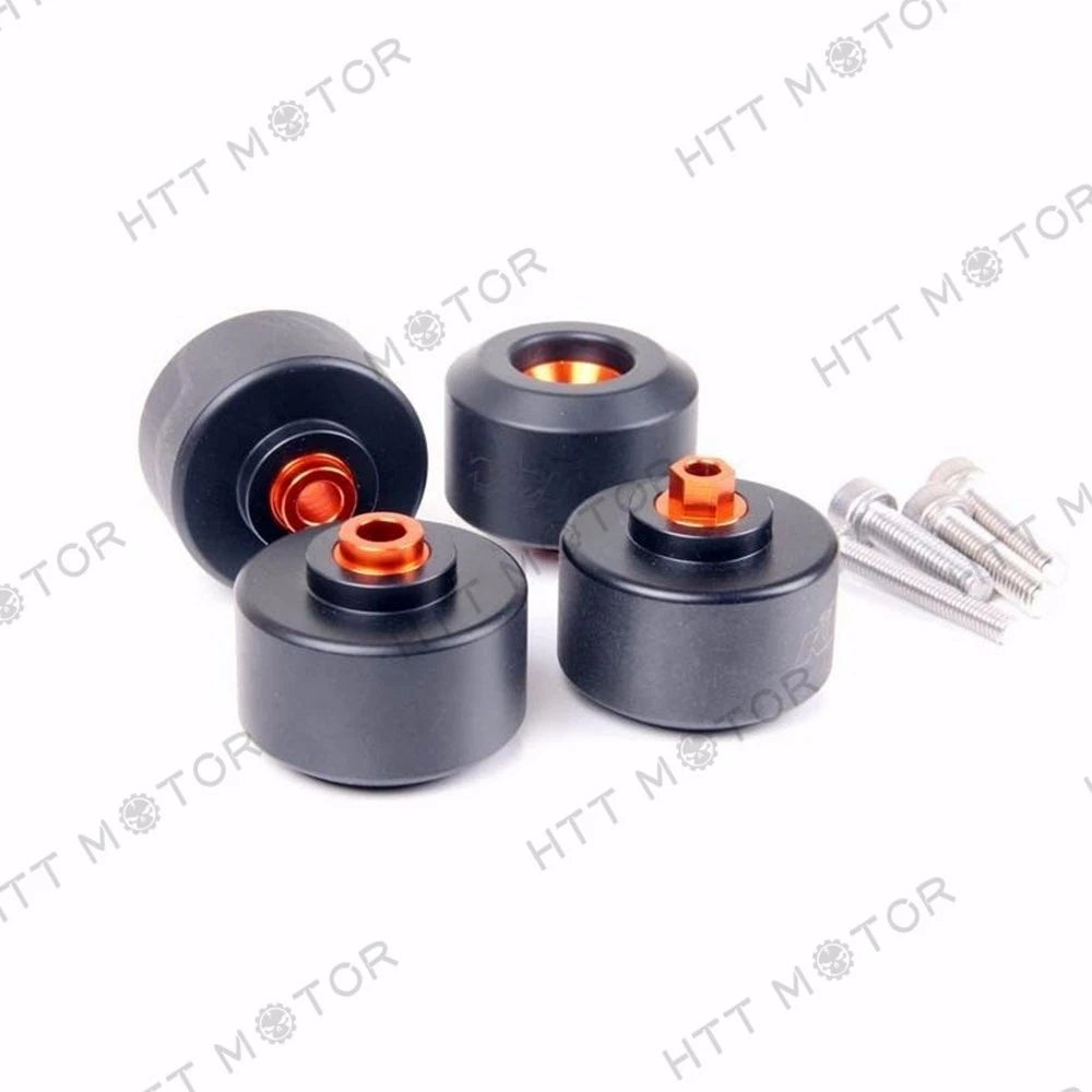 Front Rear Fork Wheel Frame Slider Crash Protector for KTM RC 125 200 390 (2014–2023)