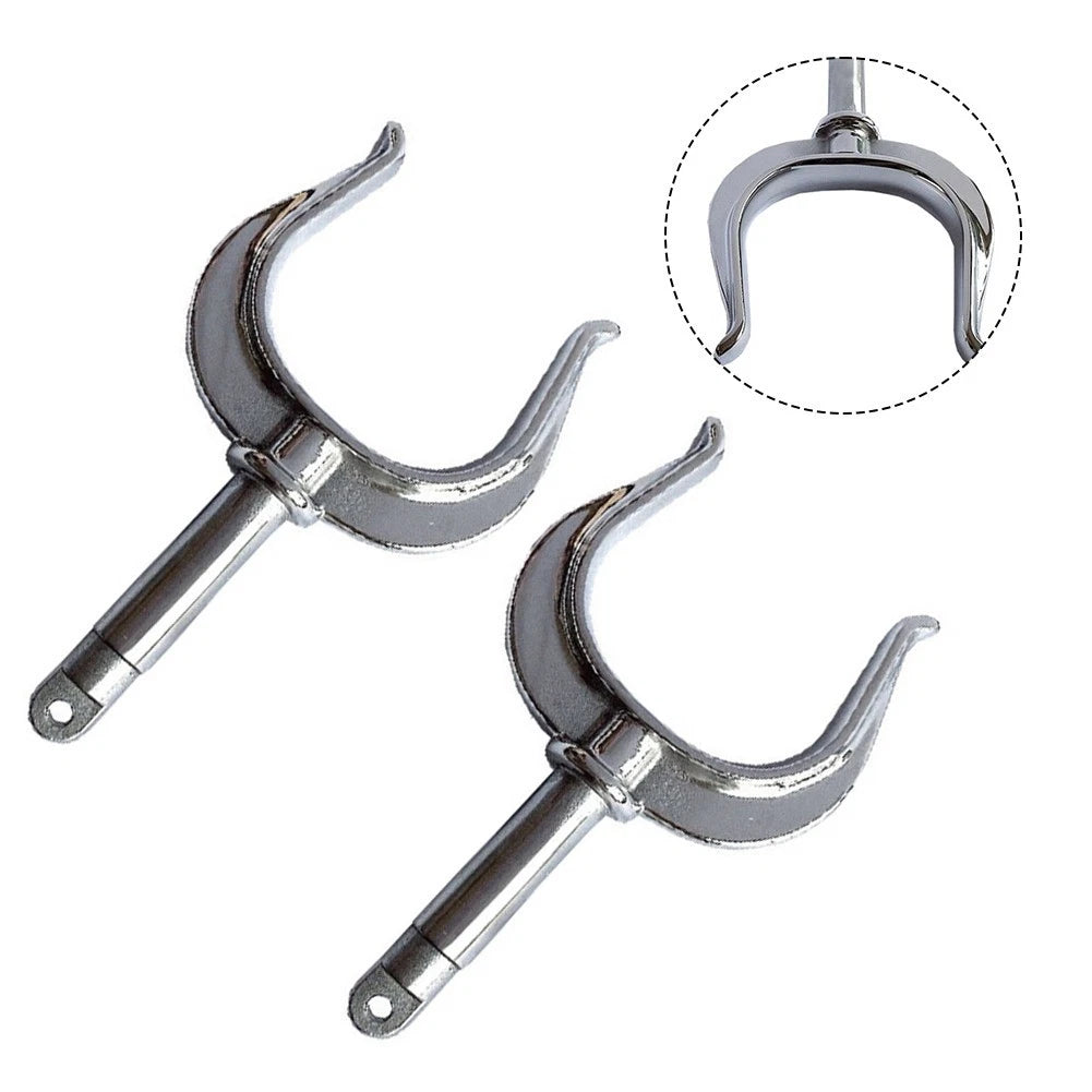2 Pcs Adjustable Rowlock for Marine Row Boat Dinghy 316 Stainless Steel