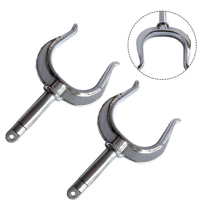 2 Pcs Adjustable Rowlock for Marine Row Boat Dinghy 316 Stainless Steel