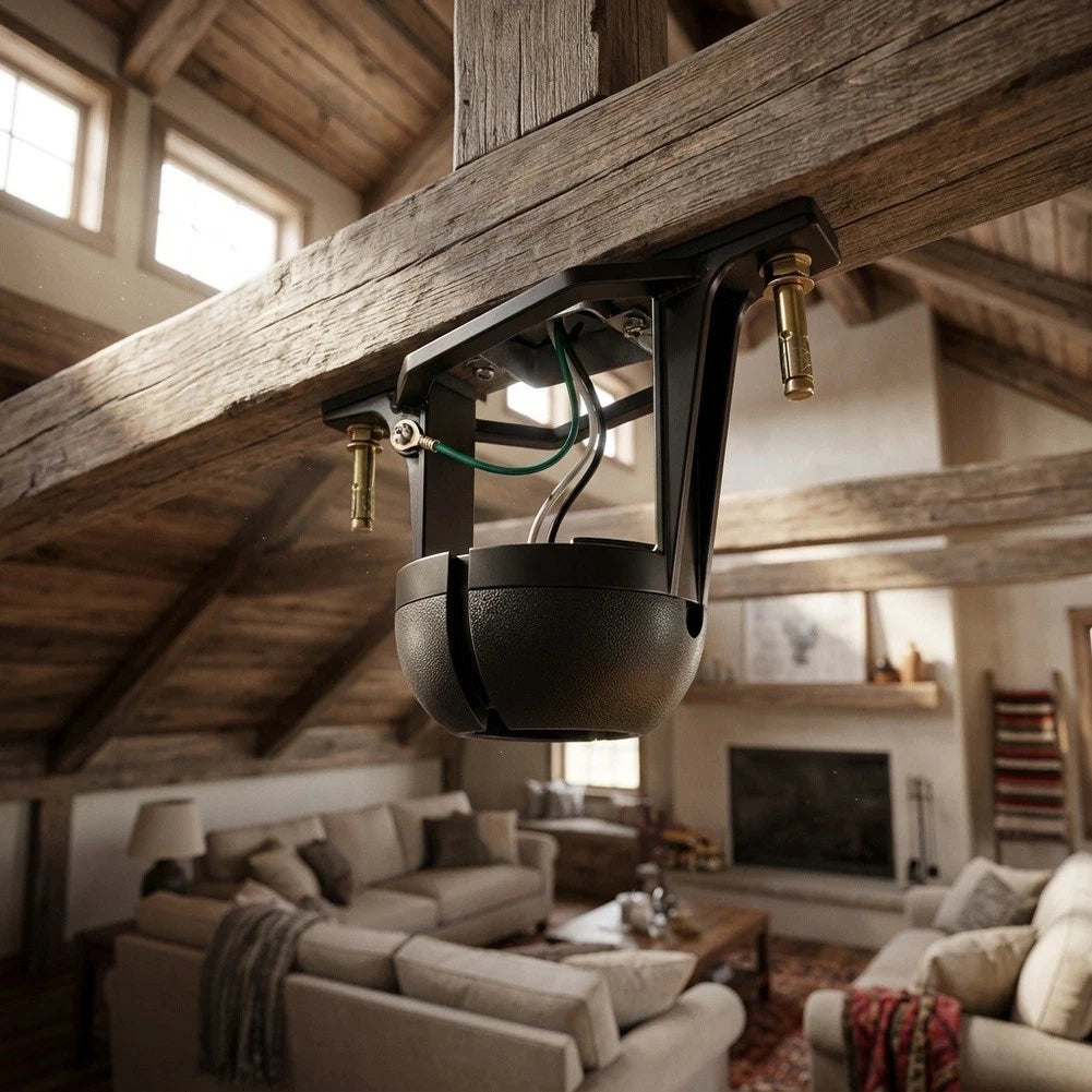 Angled Ceiling Bracket for Optimizing Airflow Performance