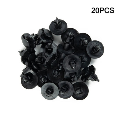 Set of 20 Rivets Retainer Clips for Nissan (Rivets, Plastic Fastener)