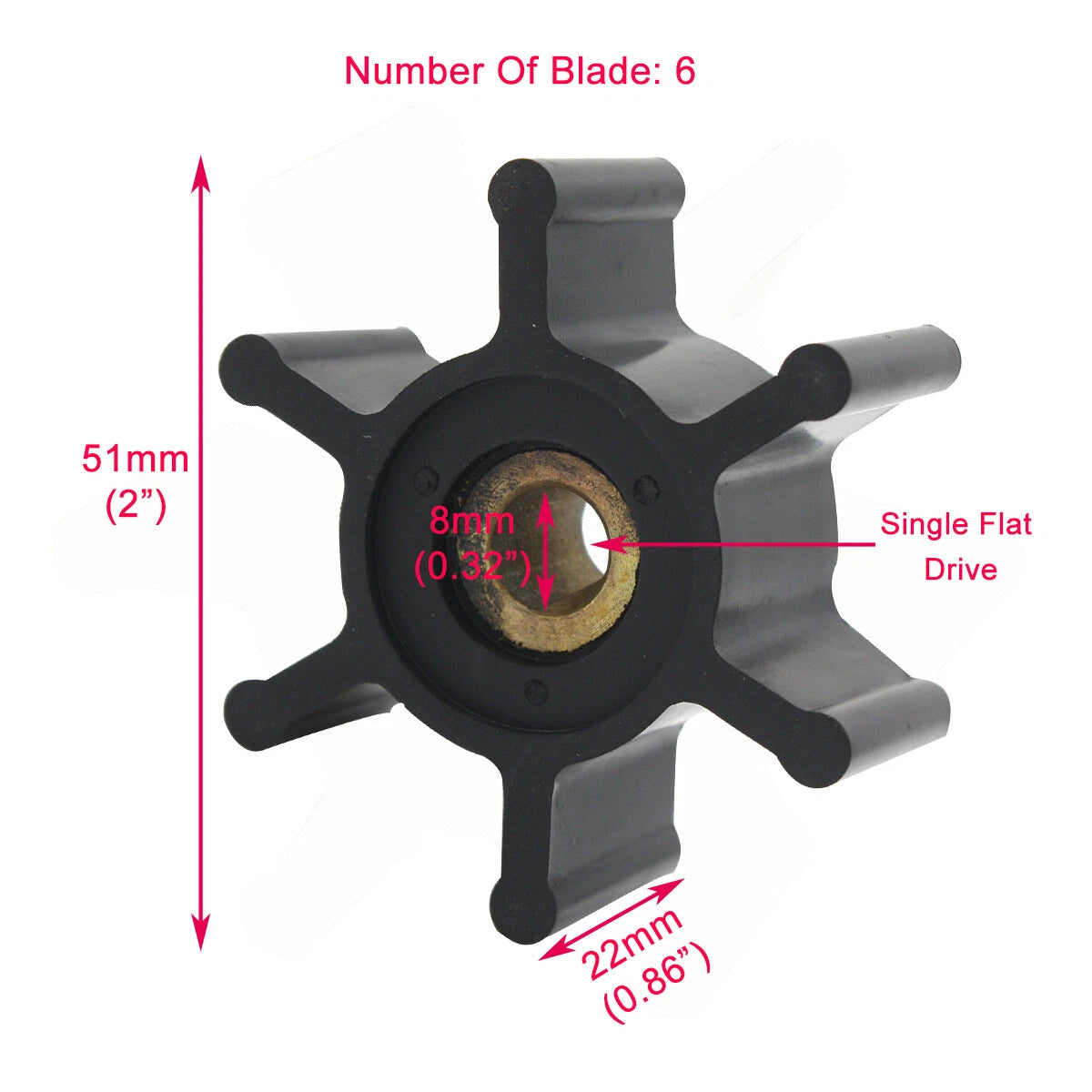 Aftermarket Replacement Impeller 49162771 for Milwaukee M18 (2018–2023)