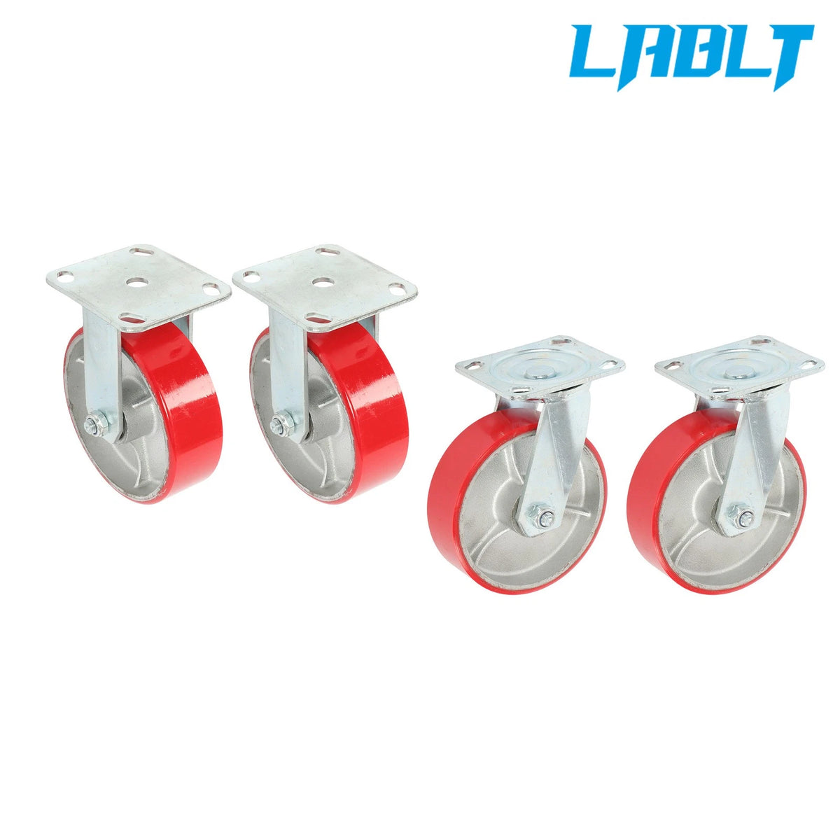 Set of 4 Heavy Duty 6-Inch Swivel Wheels Casters for