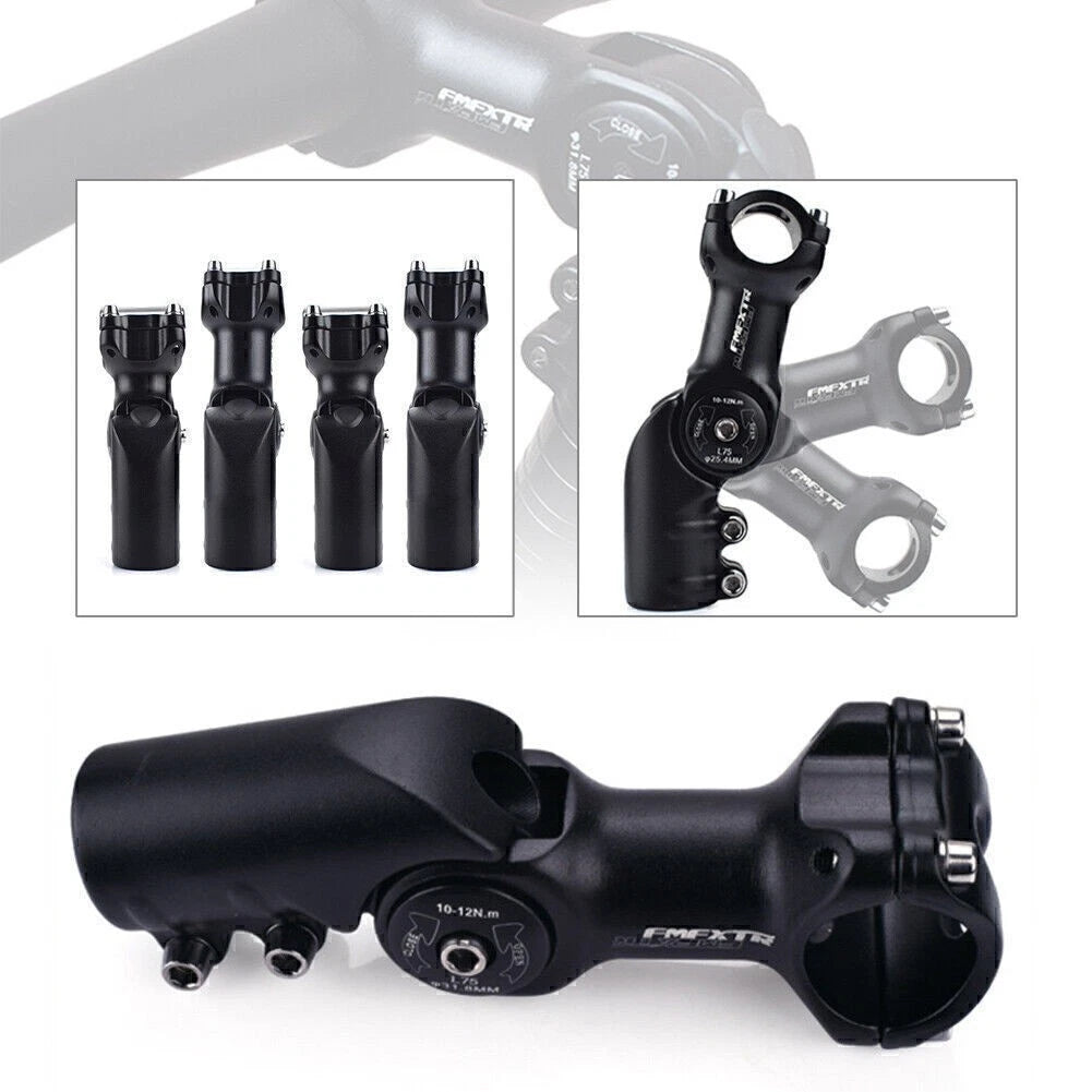 Adjustable Riser Handlebar Stem for Mountain Road Bike (25.4/31.8mm)