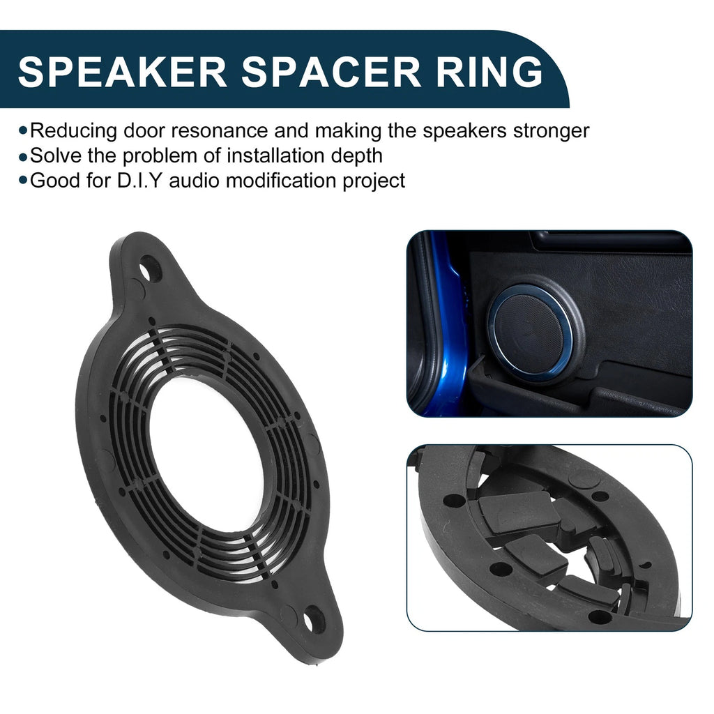 Speaker Spacer Ring Midrange Speaker Adapter Pair for Toyota (2005–2015)