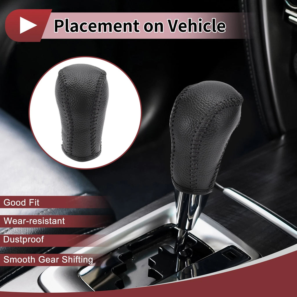 Gear Shift Knob Cover Replacement Faux Leather for Mazda CX-5 (2013–2024)