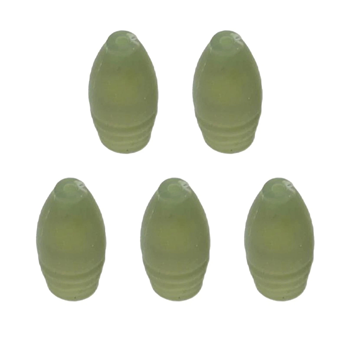 60pcs Elastic Stop Bead Connectors for Carp Fishing Feeder Bait Holder