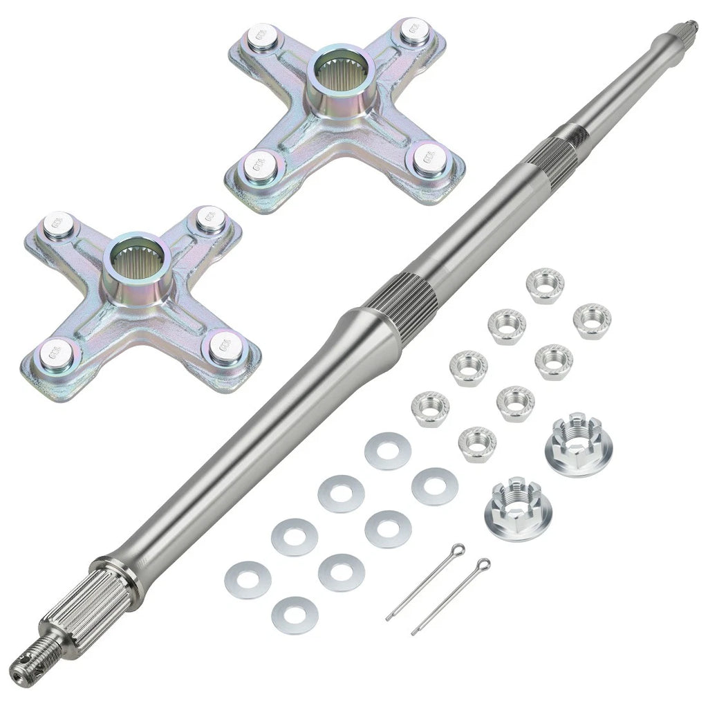 Rear Axle Shaft & Wheel Hubs Kit for Yamaha Banshee 350 (1987–2006)