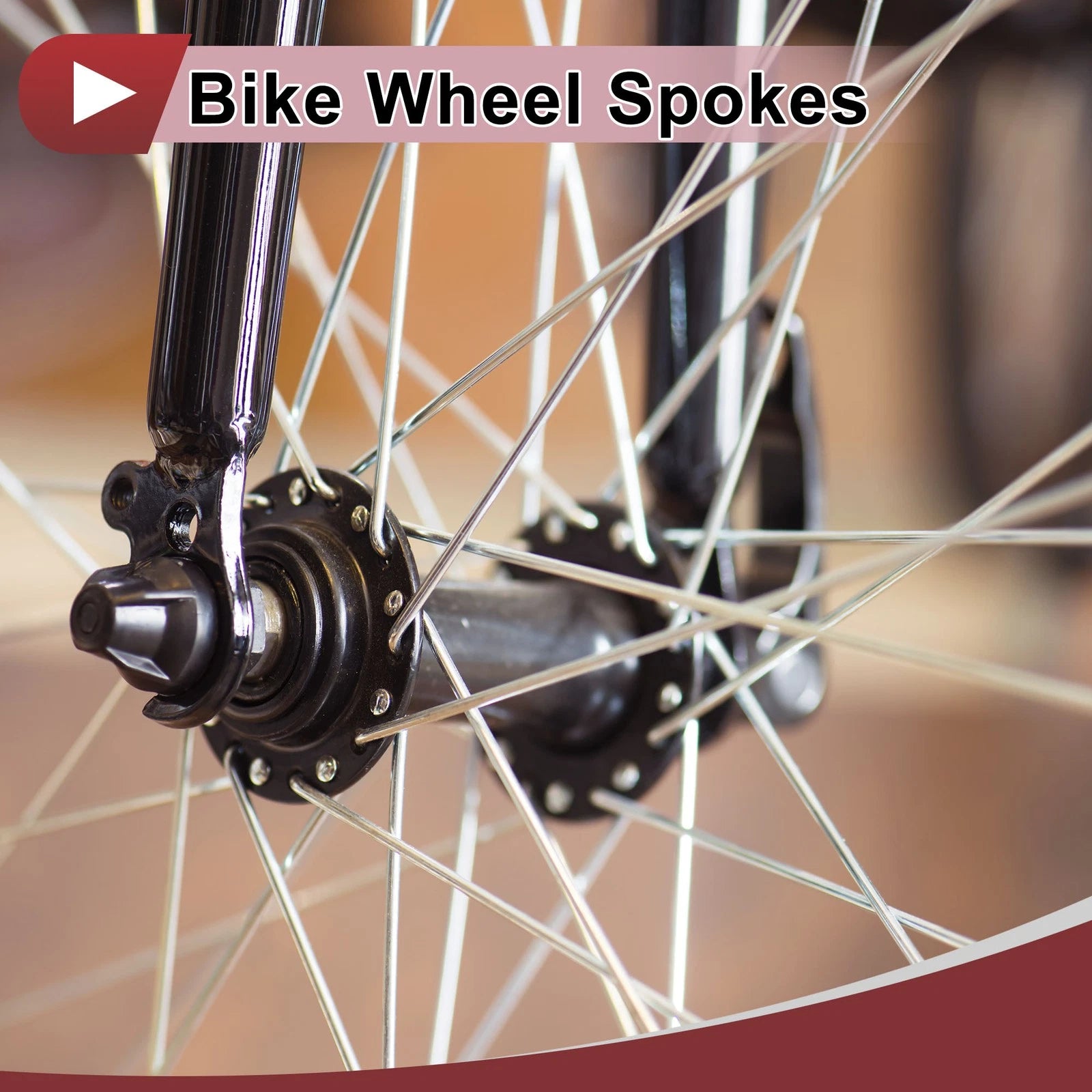 Bicycle Spokes 269 mm Steel Galvanized Set for 14G Bicycle (No.45)