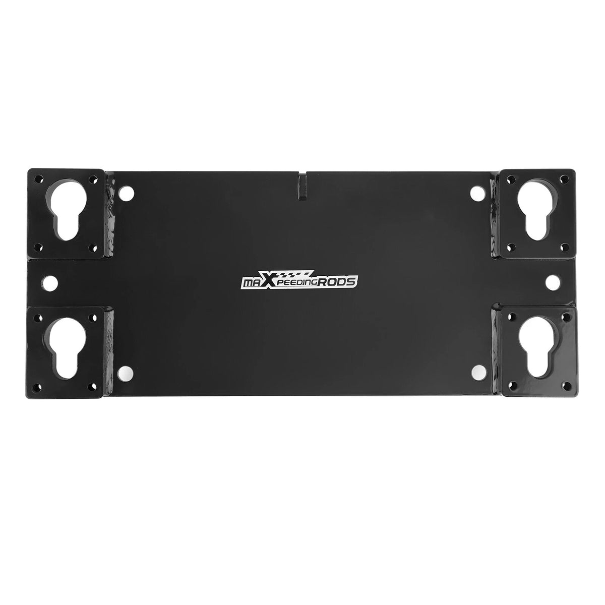 Winch Mount Plate Kit for Trailer Floor 10K lbs (Satin Black Powder Coated)