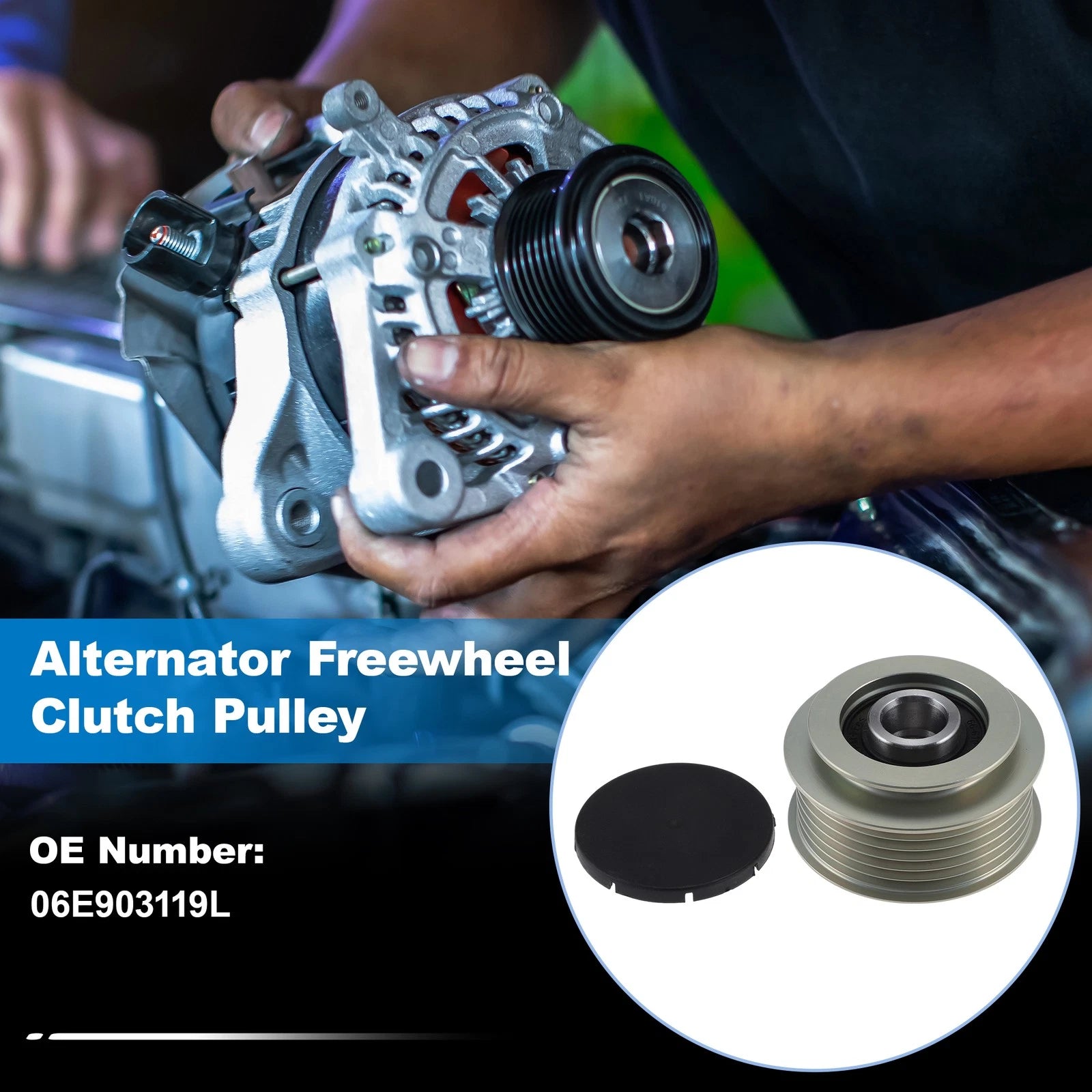 Alternator Freewheel Clutch Pulley Replacement for Audi A6 4F2 (2006–2011)