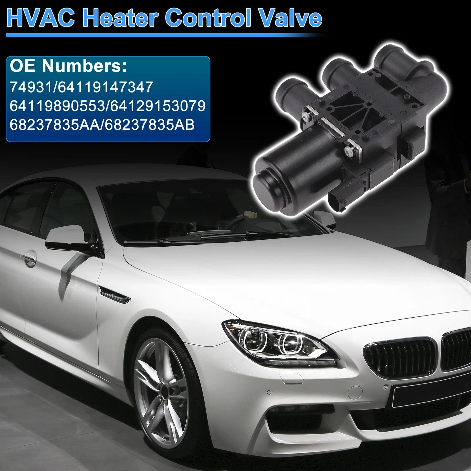 Heater Control Valve Replacement for BMW 5 Gran Turismo F07 520d (2011–2017)