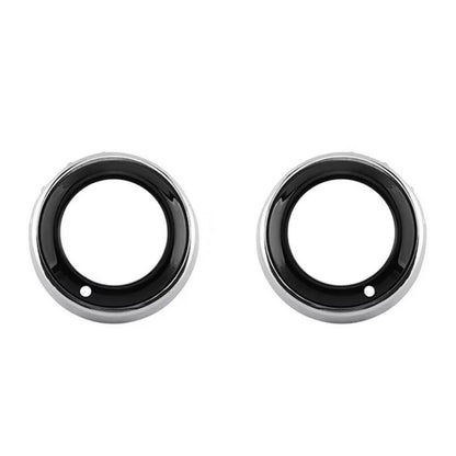 Pair For 2010-2012 Mitsubishi Outlander Left & Right Fog Light Cover Frame Bezel