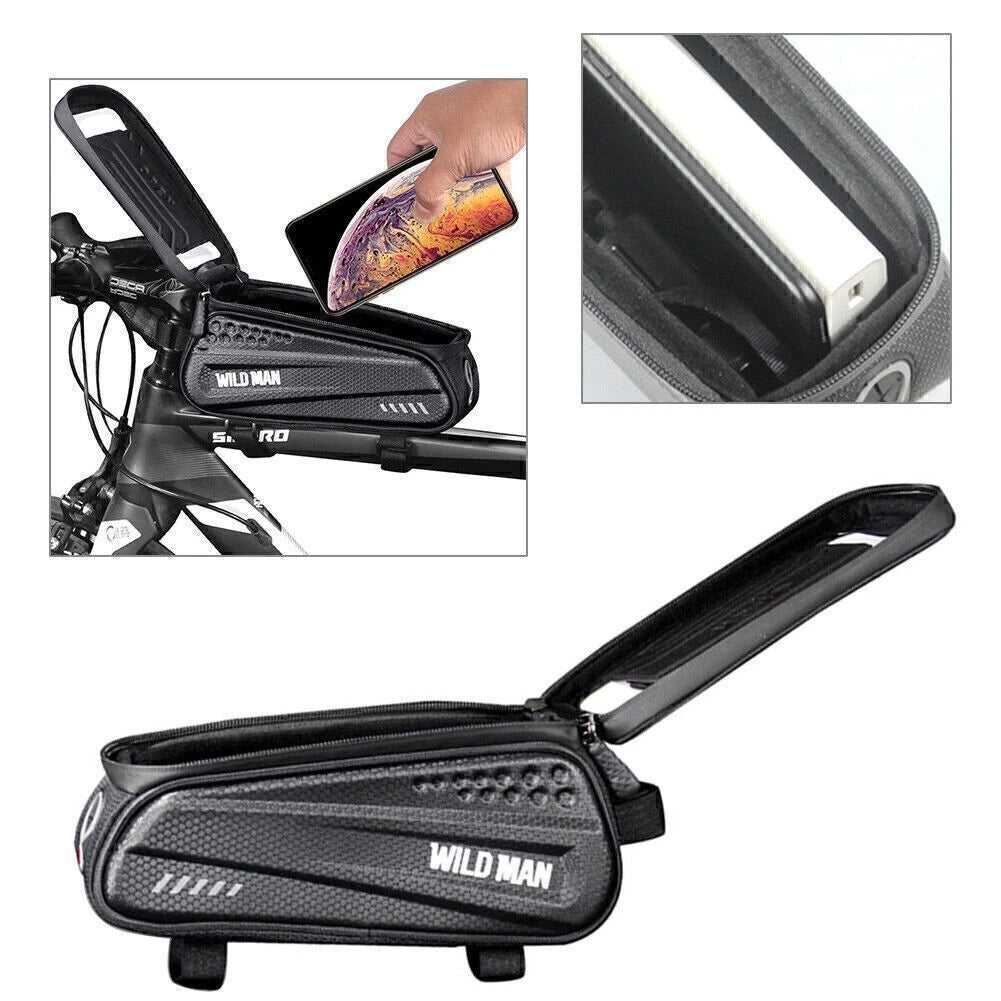 Front Top Tube Frame Bag for MTB Cycling Bike (Waterproof)