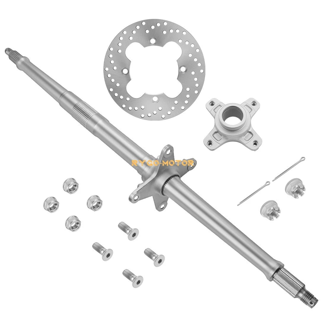 Rear Axle Shaft with Rotor Hub for Honda TRX400EX Sportrax 400 (1999–2008)