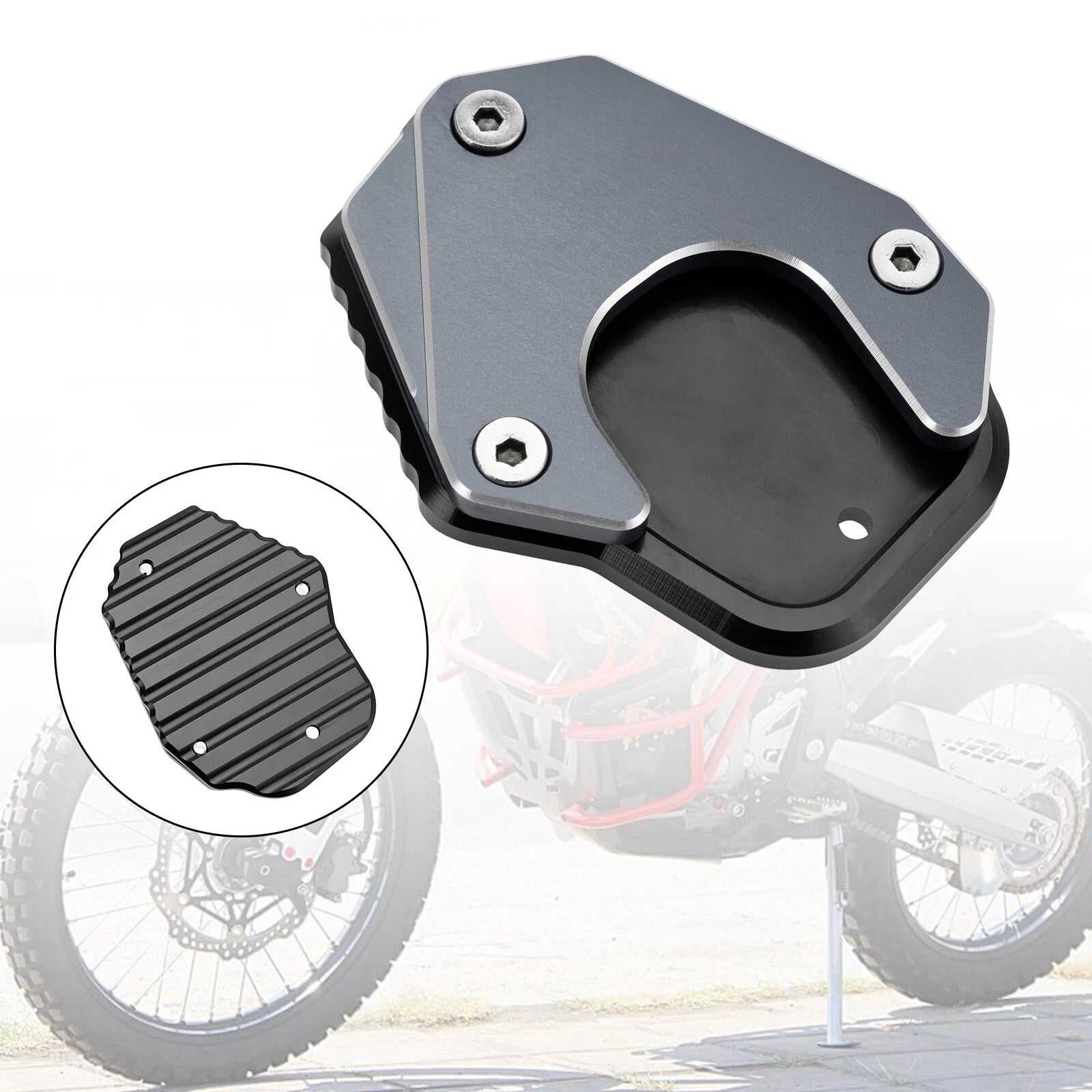 Kickstand Enlarger Plate Pad for Honda CRF250L (2017–2020)