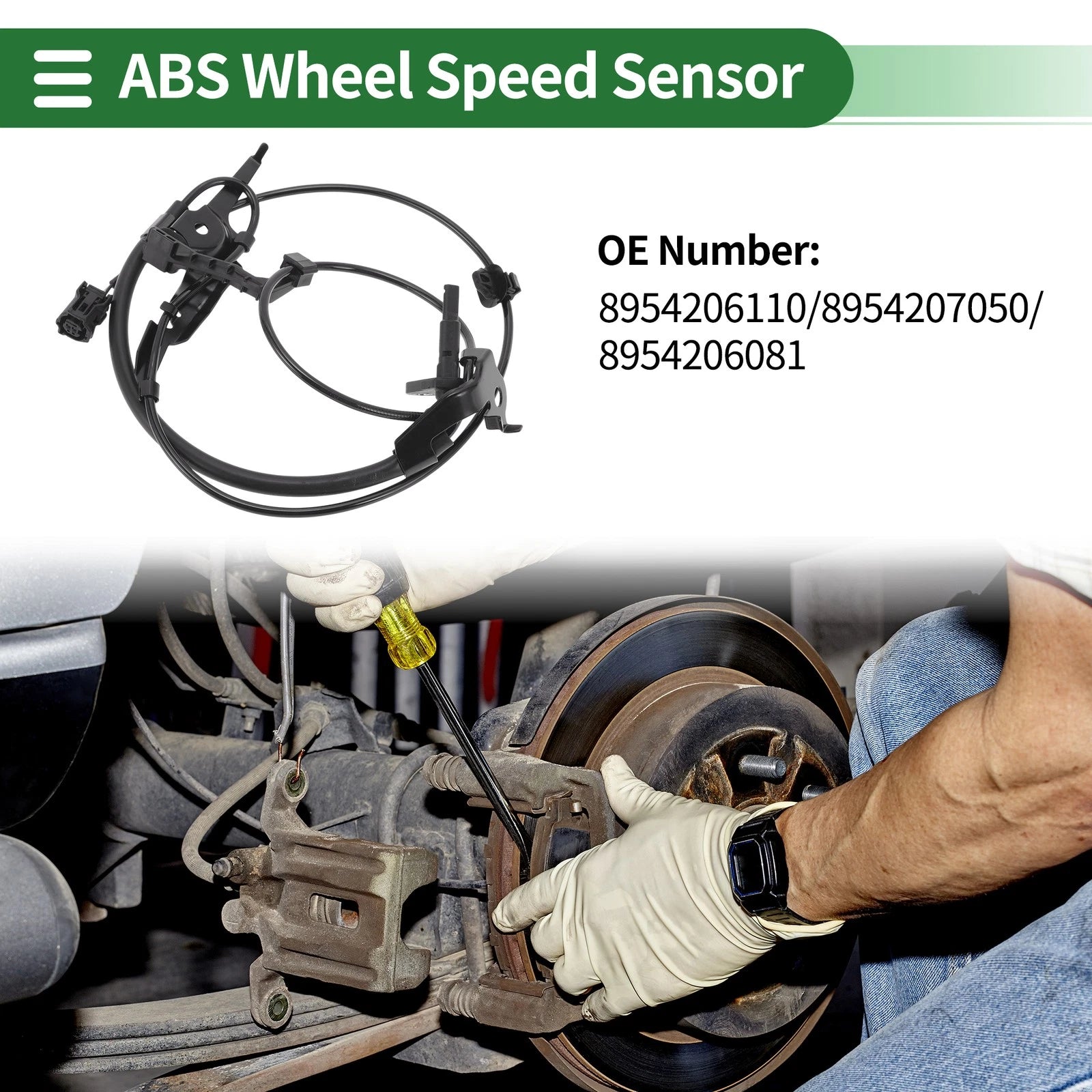 ABS Wheel Speed Sensor Front Right Replacement for Toyota Camry (2007–2011)