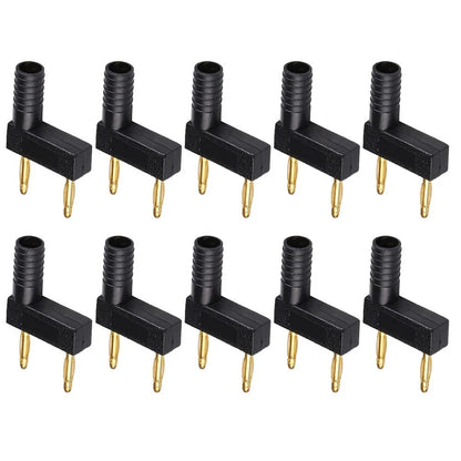 U52 Dual-Row Banana Probe Connectors 2mm x 10mm Pitch Gold Plated