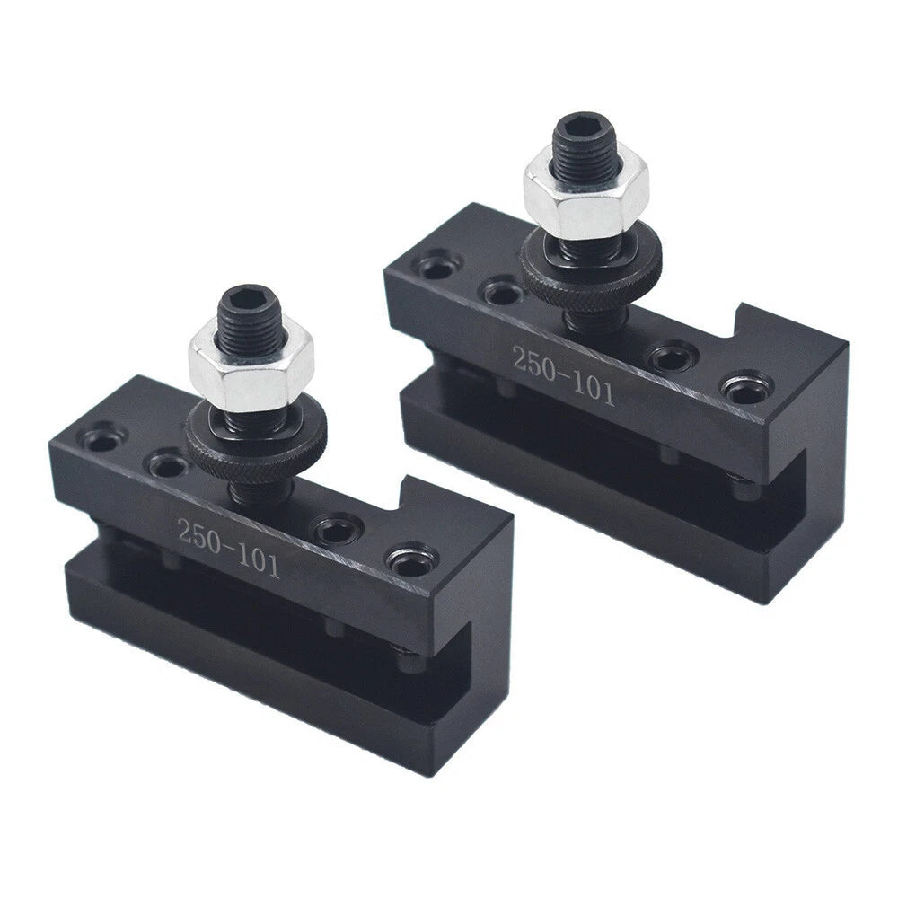 Set of 2 Quick Change Tool Post Turning & Facing Holders 250-101