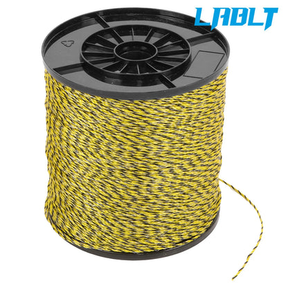 Electric Fence Wire 3500ft 1/8 inch Polywire for Livestock